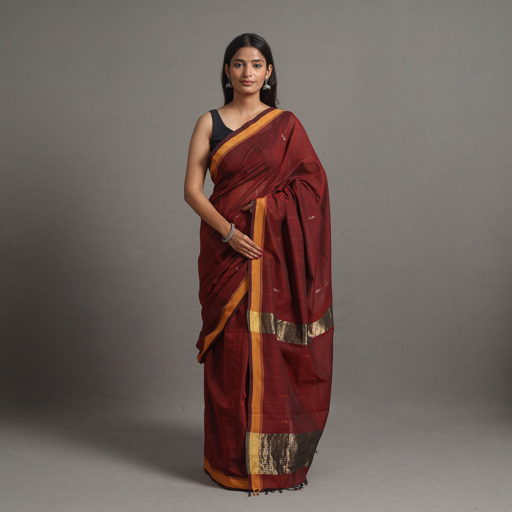 Mogra Jamdani Cotton Handloom Saree 122