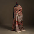 Pedana Hand Block Print Natural Dyed Cotton Kalamkari Saree 56