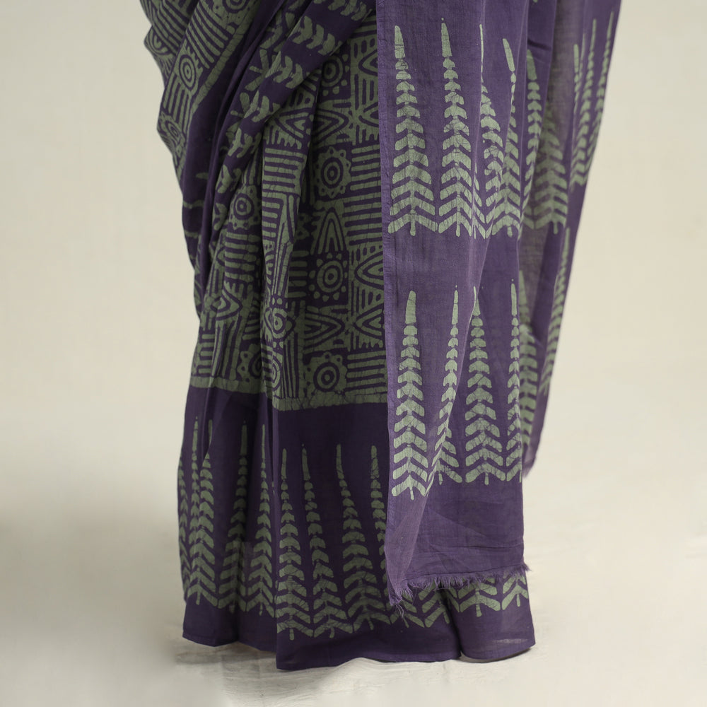 Batik Print Saree