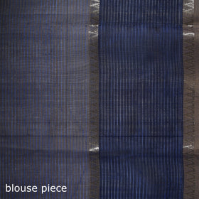 Beige - Pure Handwoven Mangalagiri Silk Cotton Pattu Saree with Zari Border 07