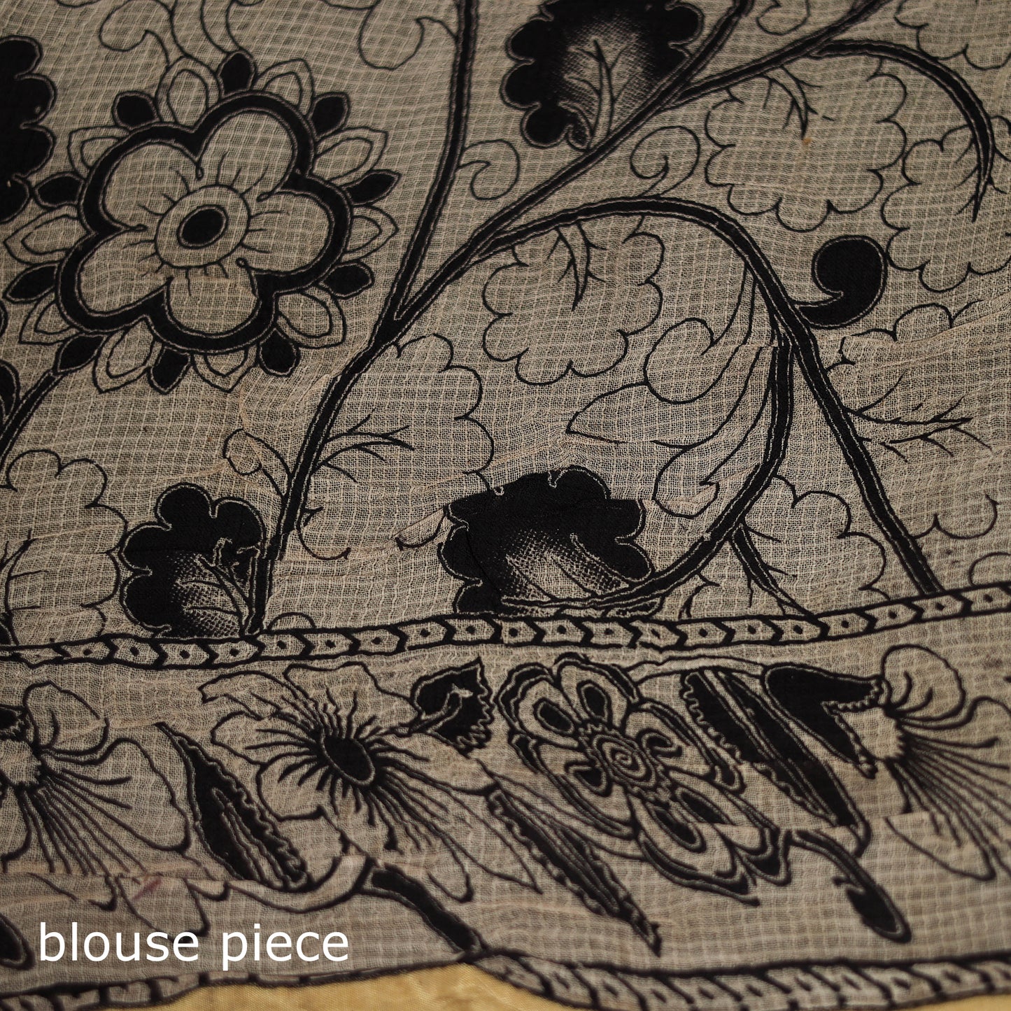 Kota Doria Cotton Saree in Kalamkari Print 40