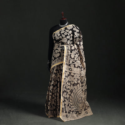 Kota Doria Cotton Saree in Kalamkari Print 41