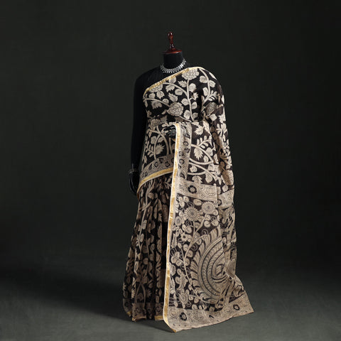 Kota Doria Cotton Saree in Kalamkari Print 41