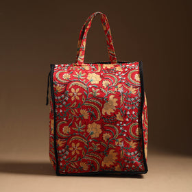 Red Eco Friendly Handcrafted Cotton Shopping Bag
