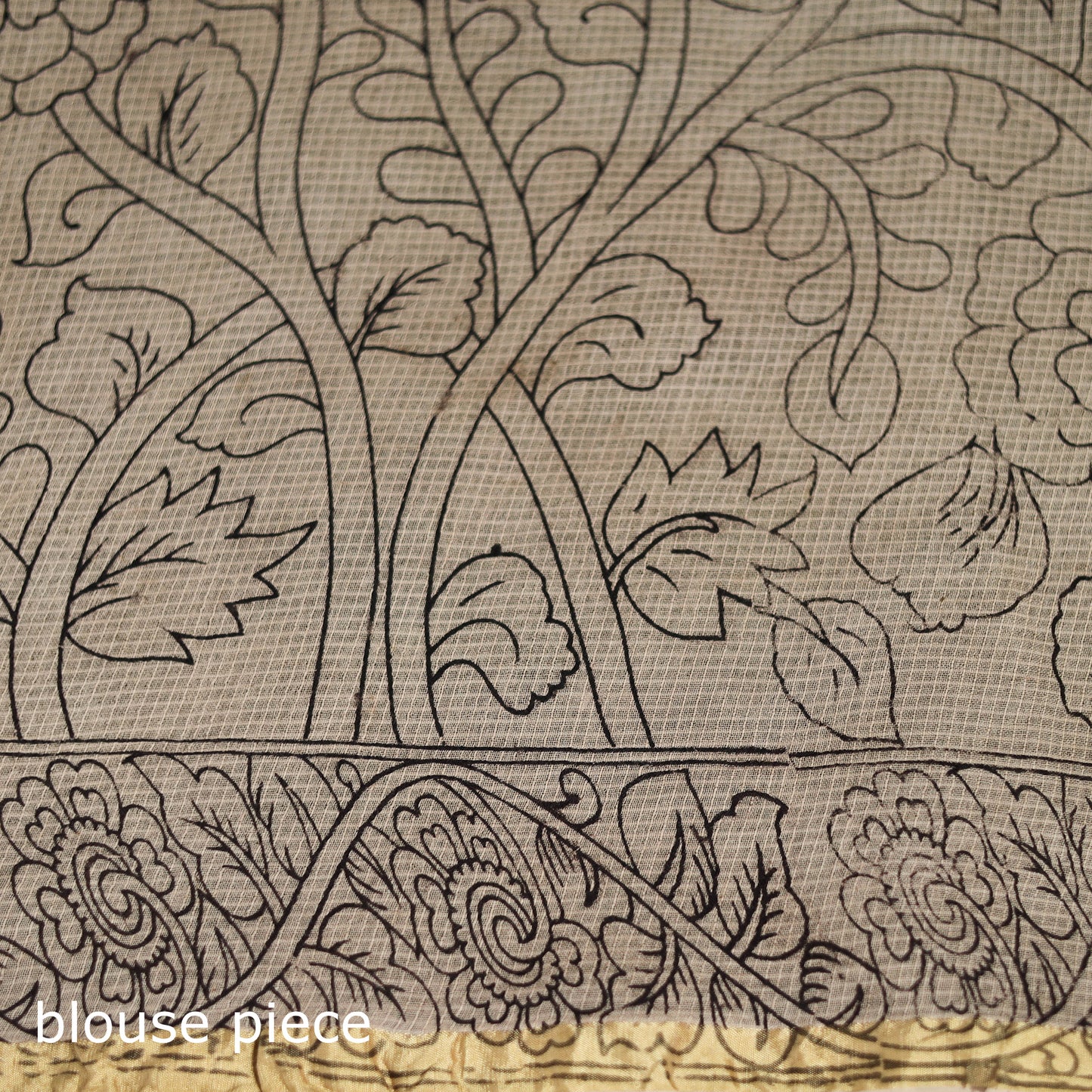 Kota Doria Cotton Saree in Kalamkari Print 41