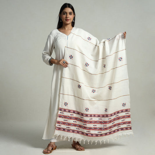 Kantha Embroidery Dupatta 