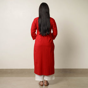 Buy Plain Cotton Long Kurta 45 Online at iTokri.com