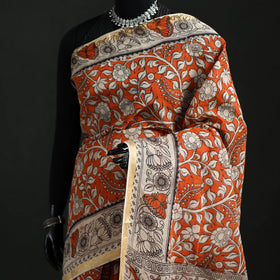 Kota Doria Cotton Saree in Kalamkari Print 43
