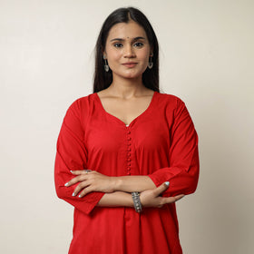 Buy Plain Cotton Long Kurta 45 Online at iTokri.com