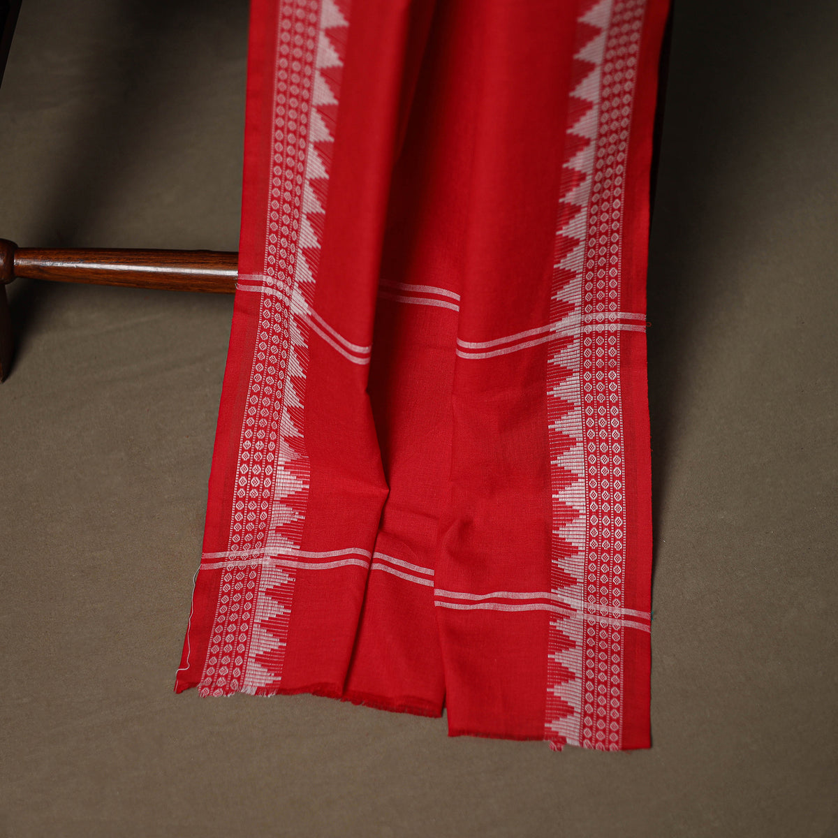 Sanganeri Block Print Cotton Unstitched Dress Material: Kurta, Bottom & Dupatta with Jewellery 23