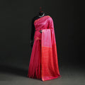 Handspun Handwoven Bhagalpuri Tussar Silk Saree 01