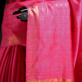 Handspun Handwoven Bhagalpuri Tussar Silk Saree 01