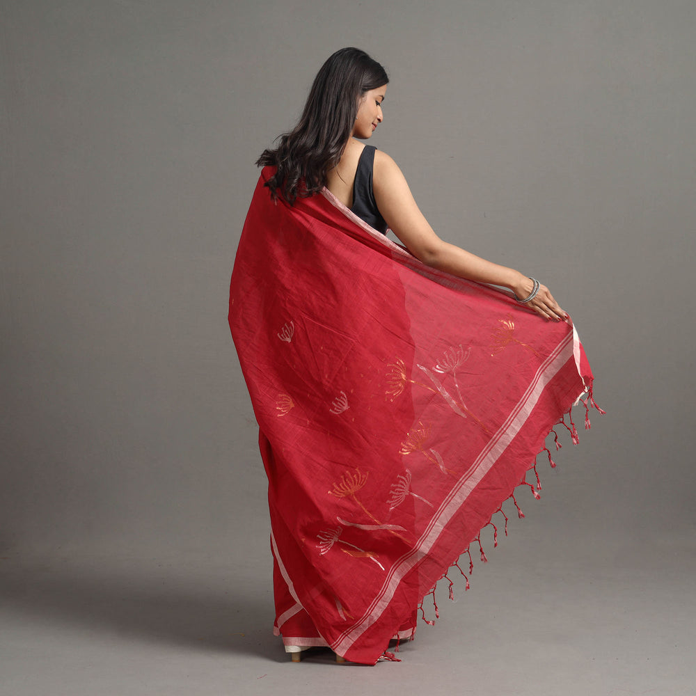 Pollen Jamdani Cotton Handloom Saree 50