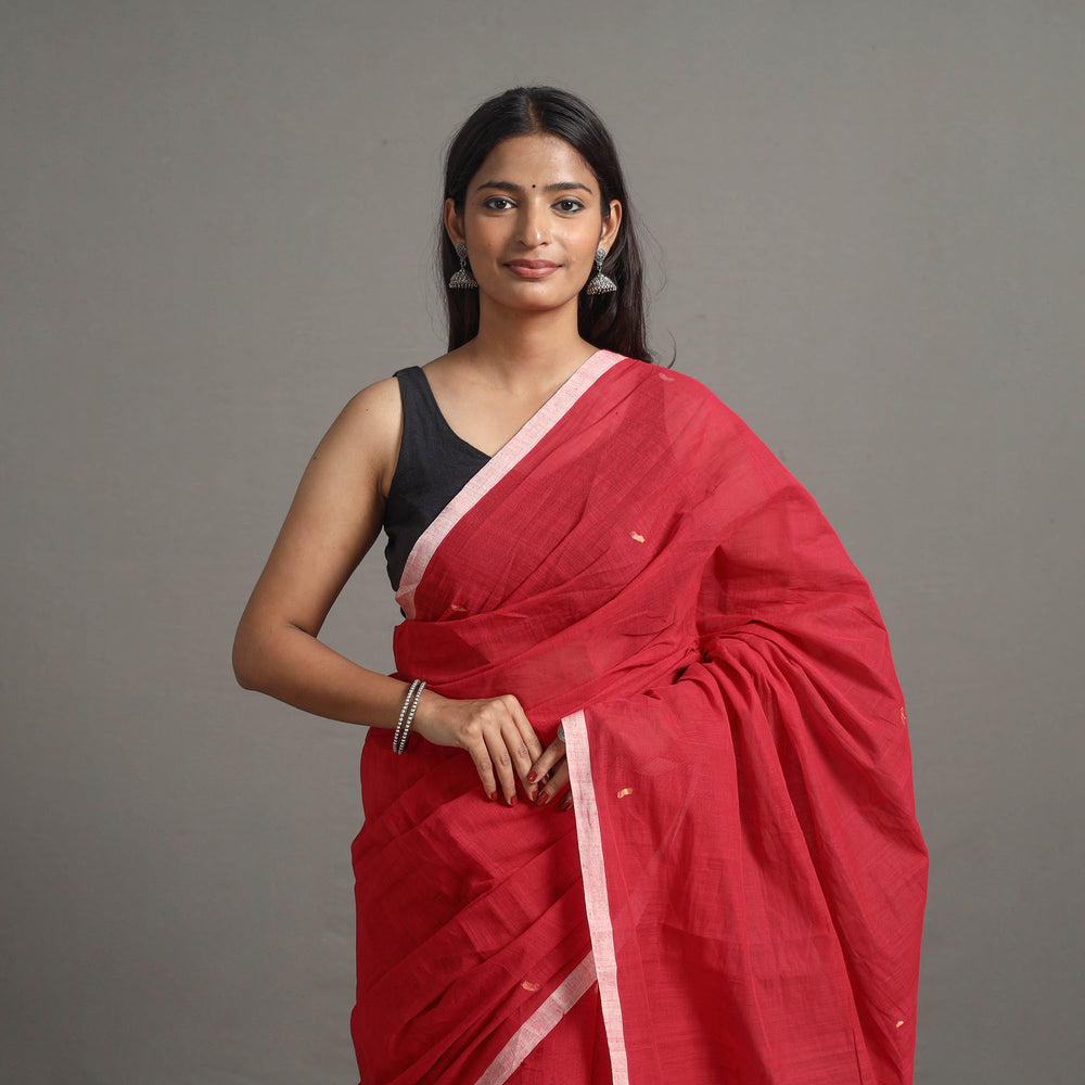 Pollen Jamdani Cotton Handloom Saree 50