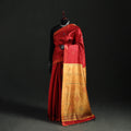 Handspun Handwoven Bhagalpuri Tussar Silk Saree 02
