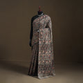 Pedana Hand Block Print Natural Dyed Cotton Kalamkari Saree 62