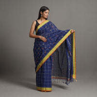 Jamdani Cotton Checks Handloom Saree 51