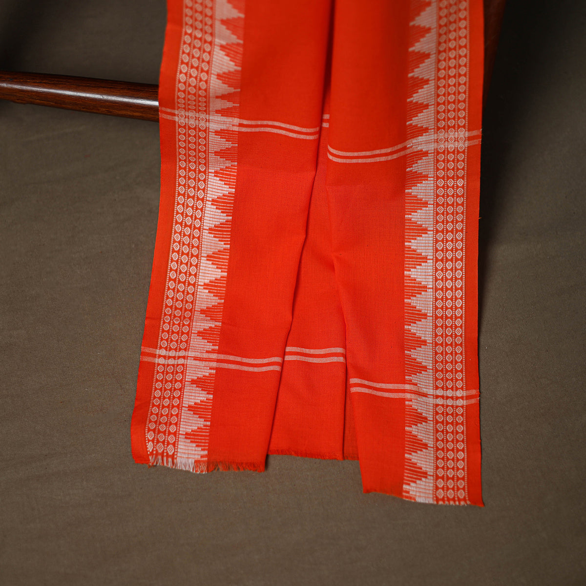 Sanganeri Block Print Cotton Unstitched Dress Material: Kurta, Bottom & Dupatta with Jewellery 25
