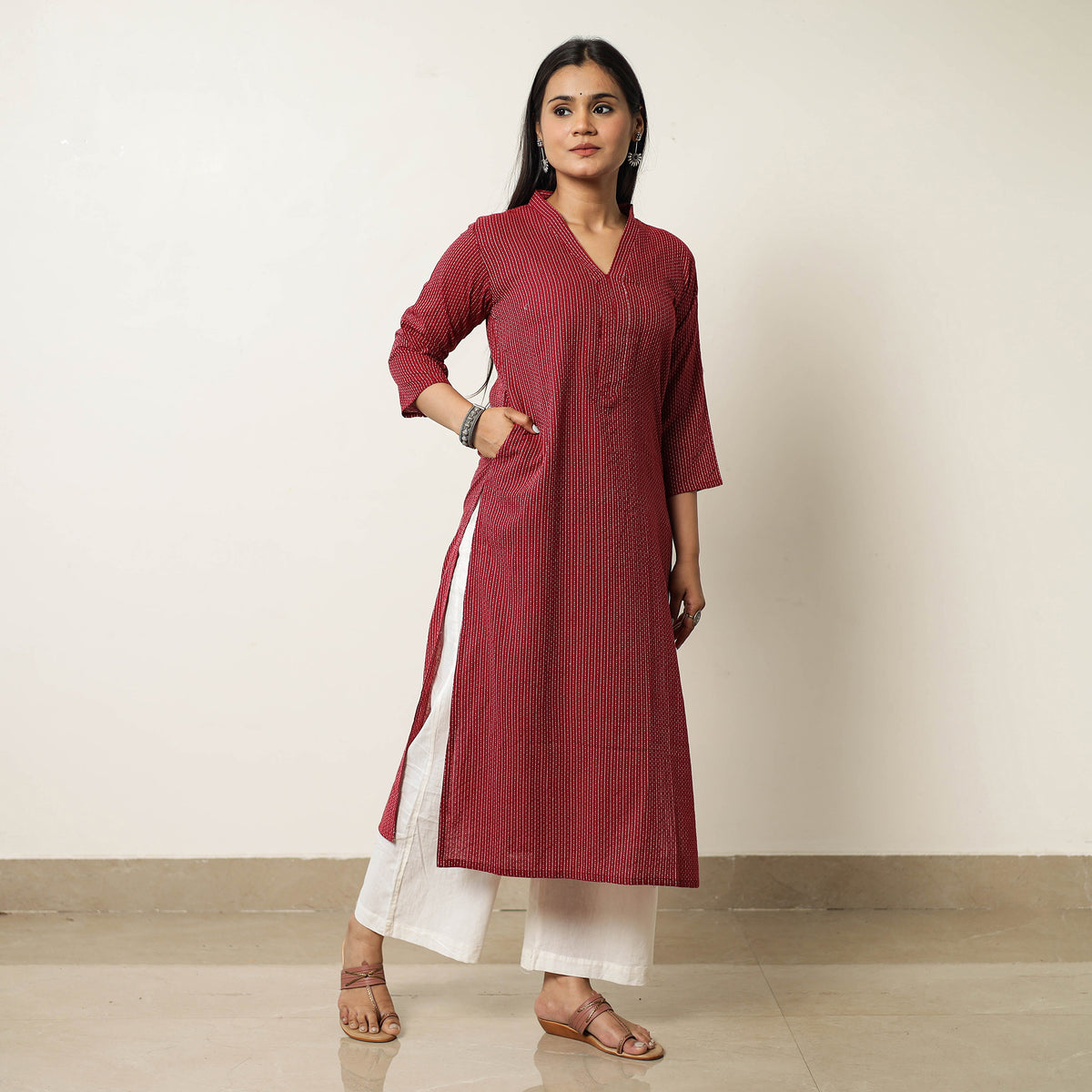 plain cotton kurta 