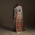 Pedana Hand Block Print Natural Dyed Cotton Kalamkari Saree 64
