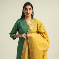 Maheshwari Cotton Kurta with Dupatta Set