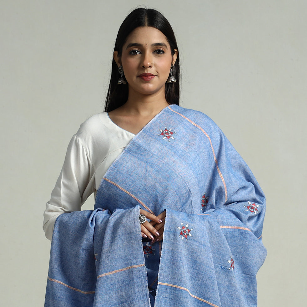 Kantha Embroidery Dupatta 