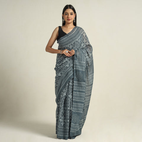 Batik Print Saree