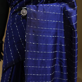 Pure Handwoven Mangalagiri Silk Cotton Pattu Saree 18