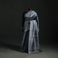 Handspun Handwoven Bhagalpuri Tussar Silk Saree 07