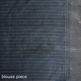 Handspun Handwoven Bhagalpuri Tussar Silk Saree 07