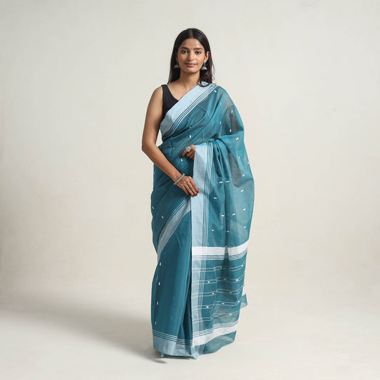 Traditional Handloom Chanderi Silk Cotton Saree 01