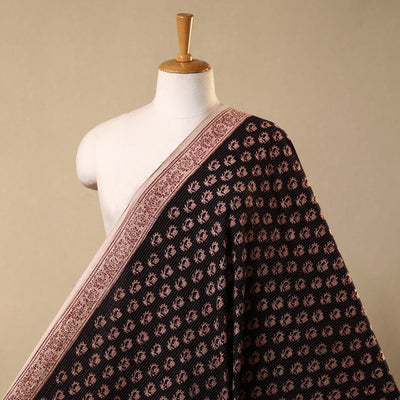 Multicolor Bagh Block Print Kantha Work Natural Dyed Cotton Fabric
