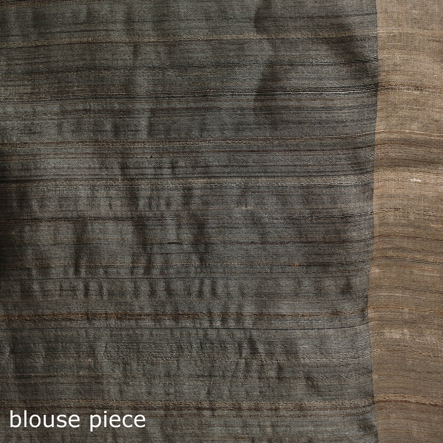 Handspun Handwoven Bhagalpuri Tussar Silk Saree 08