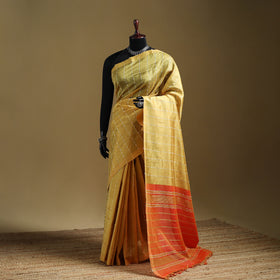 Pure Handwoven Mangalagiri Silk Cotton Pattu Saree 21