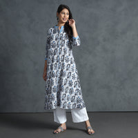 batik printed kurta