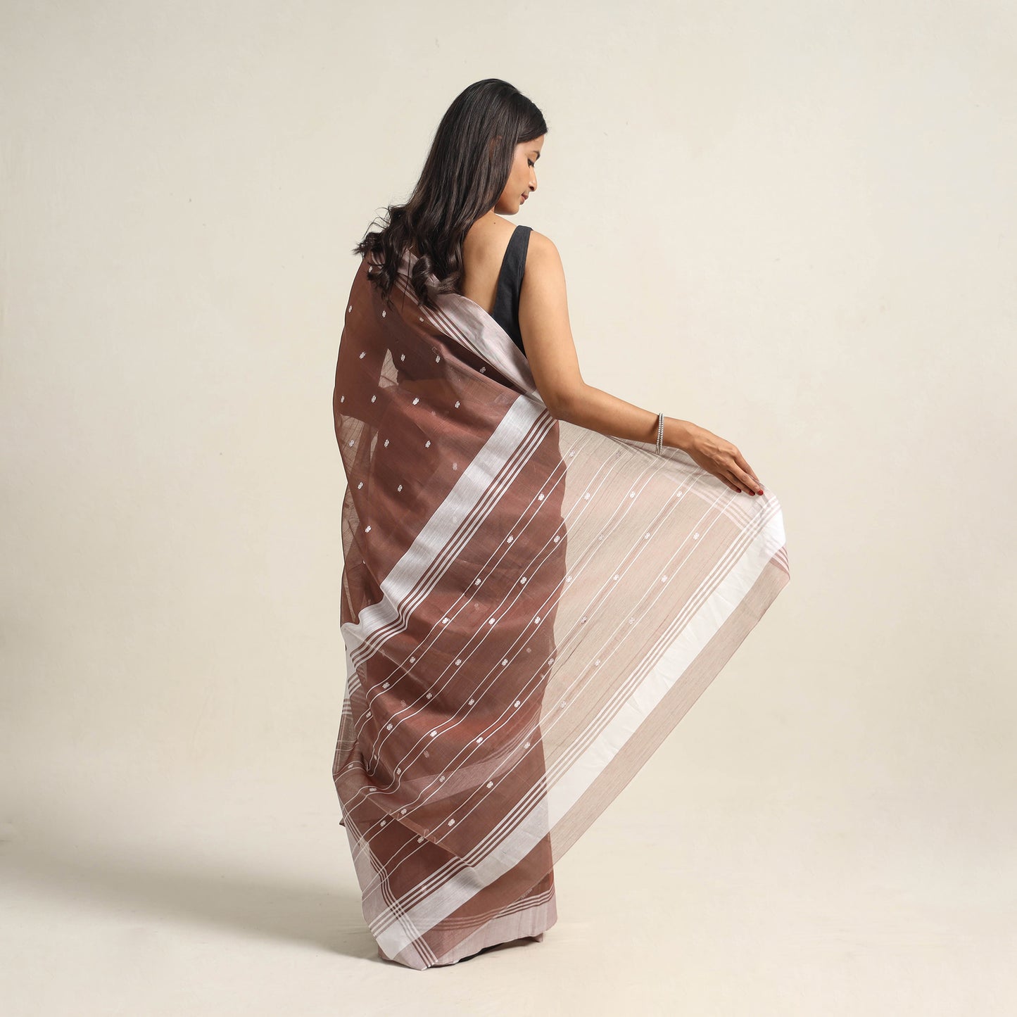 Traditional Handloom Chanderi Silk Cotton Saree 02