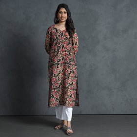Buy Hand Batik Printed Cotton Kurta for Women