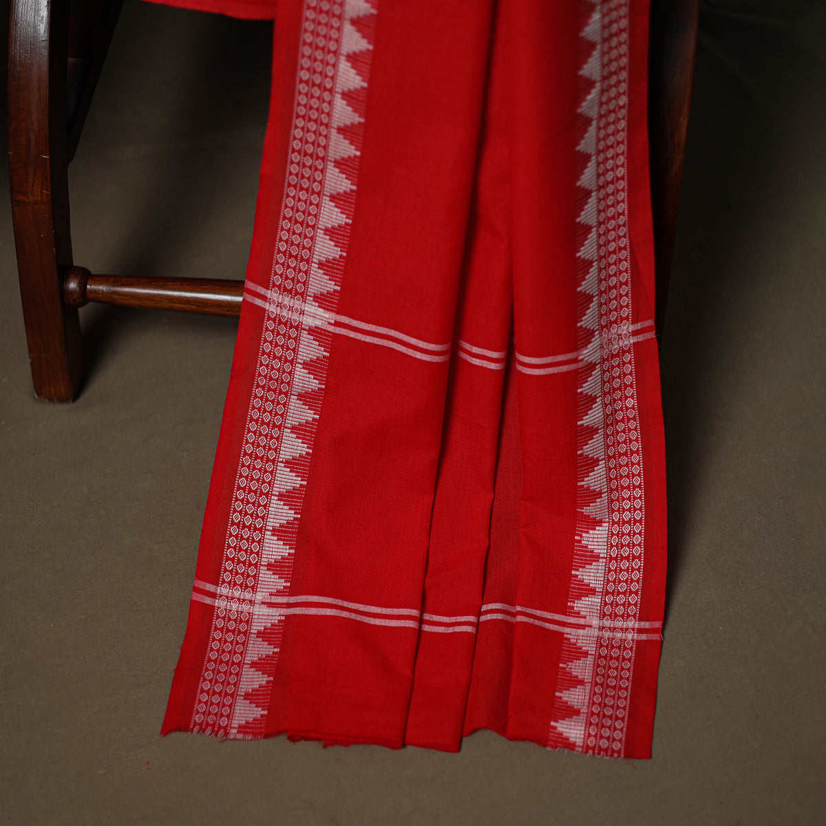 Sanganeri Block Print Cotton Unstitched Dress Material: Kurta, Bottom & Dupatta with Jewellery 29