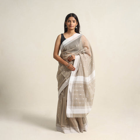 Traditional Handloom Chanderi Silk Cotton Saree 03