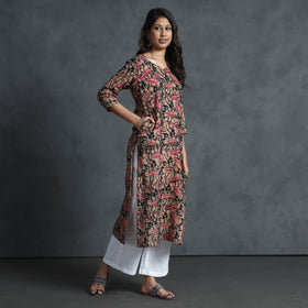 Buy Hand Batik Printed Cotton Kurta for Women