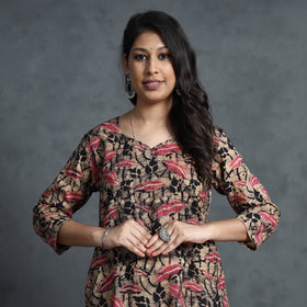 Buy Hand Batik Printed Cotton Kurta for Women