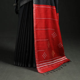 Handspun Handwoven Bhagalpuri Desi Tussar Silk Saree 12