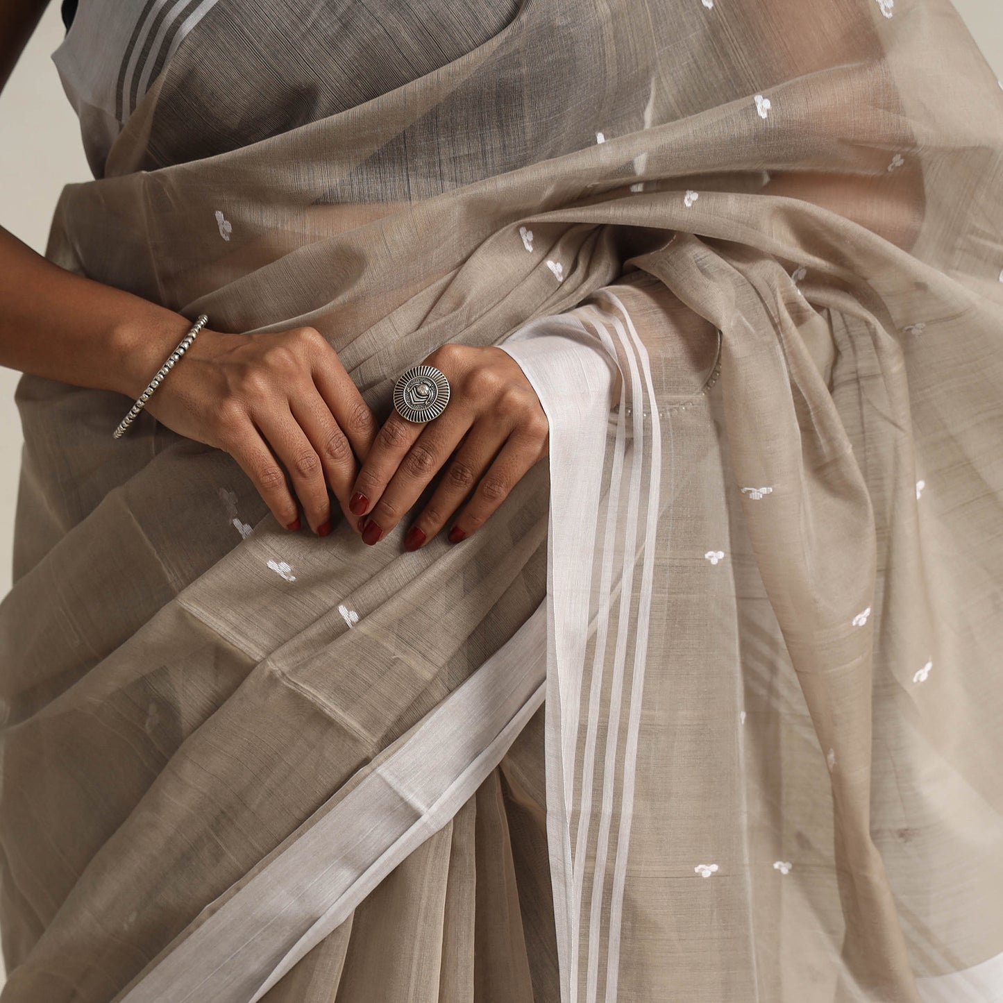 Traditional Handloom Chanderi Silk Cotton Saree 03