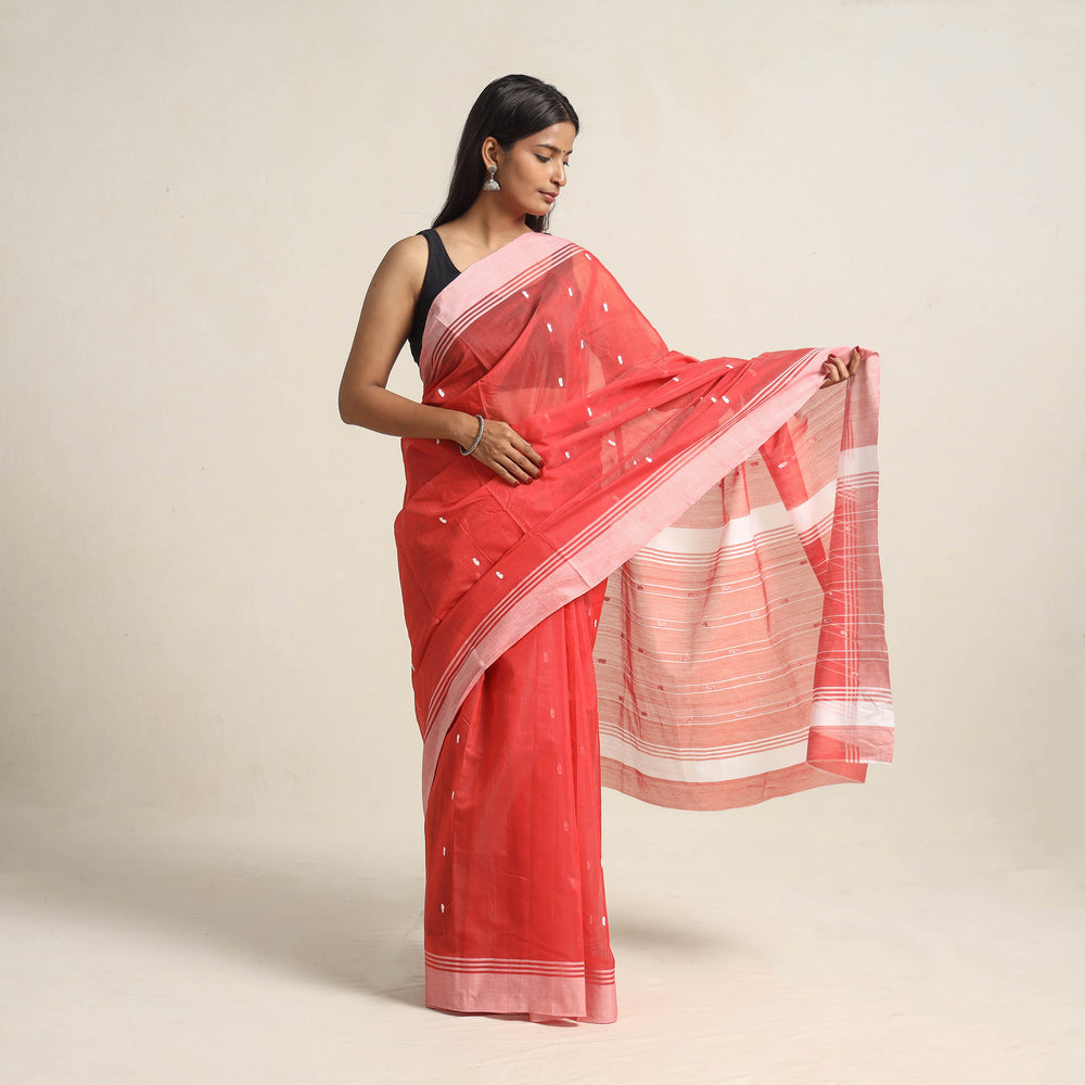 Traditional Handloom Chanderi Silk Cotton Saree 04