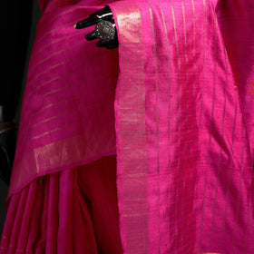 Handspun Handwoven Bhagalpuri Tussar Silk Saree 13
