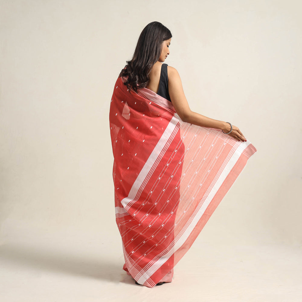 Traditional Handloom Chanderi Silk Cotton Saree 04