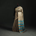 Handspun Handwoven Bhagalpuri Desi Tussar Silk Saree 11