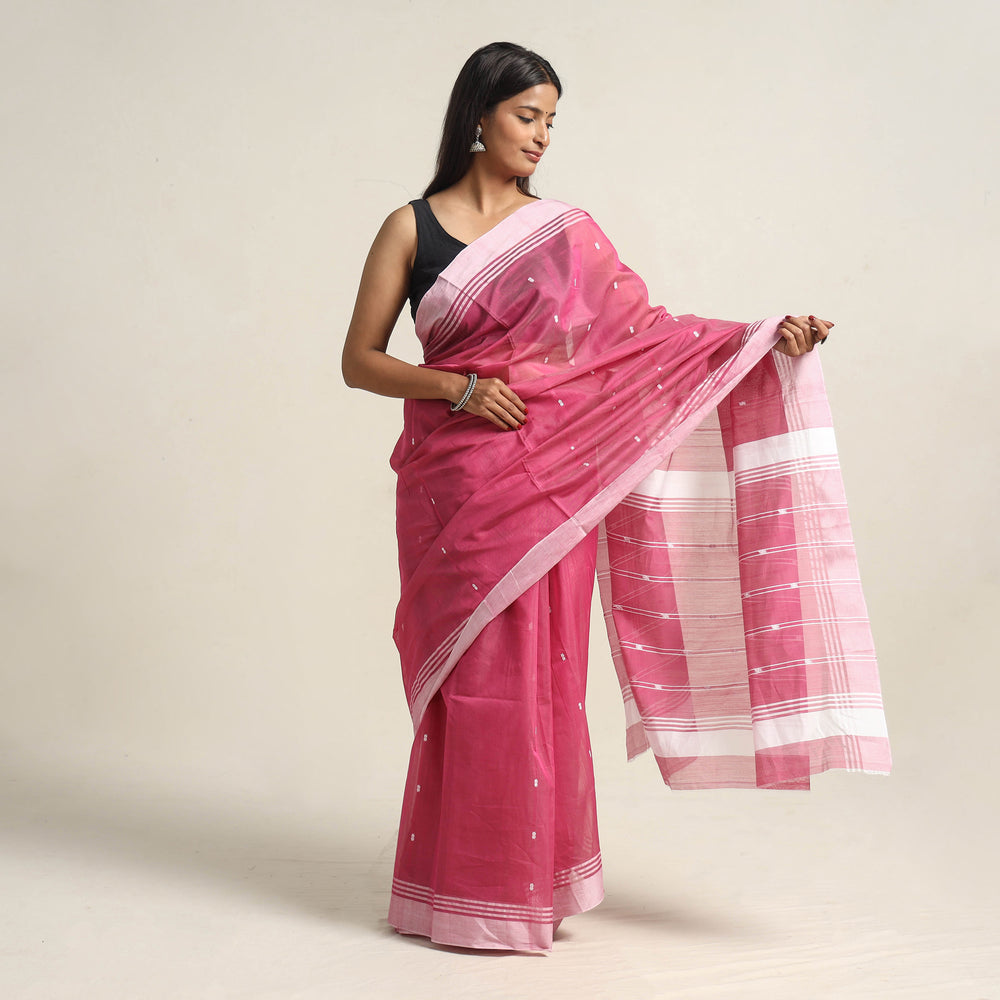 Traditional Handloom Chanderi Silk Cotton Saree 05