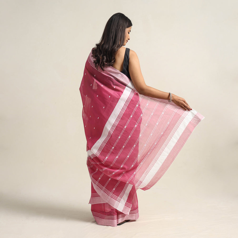 Traditional Handloom Chanderi Silk Cotton Saree 05