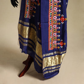 Kutch embroidery semi modal silk handloom dupatta